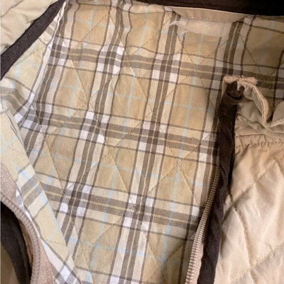 Vintage Banff Beige Quilted Zip Front Vest L - Picture 7 of 13